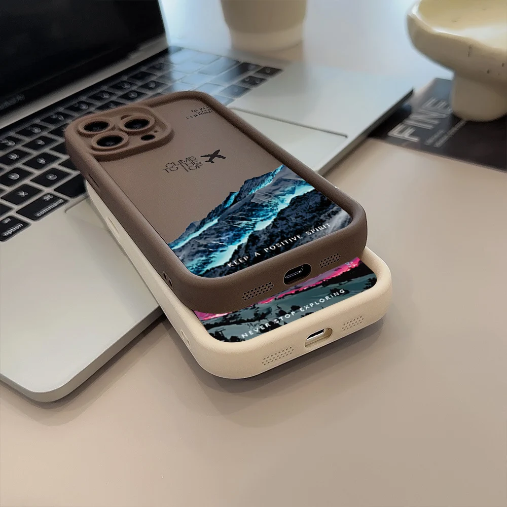 Funda de teléfono Peak Plane para Samsung Galaxy, carcasa de silicona para modelos A16, A25, A35, A55, A34, A54, A33, A53, S25 Ultra, S24, S23, S22 Plus, S21 FE - imagen 5