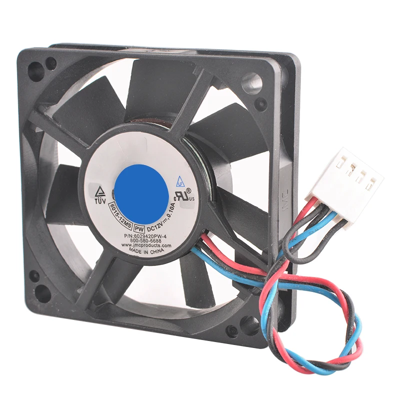 Ventilador axial de 60 mm x 60 mm x 15 mm 6 cm DC12V 0.10A 6500 rpm Ventilador de refrigeración para fuente de alimentación 6015-12 MS 6029420PW-4 - imagen 4