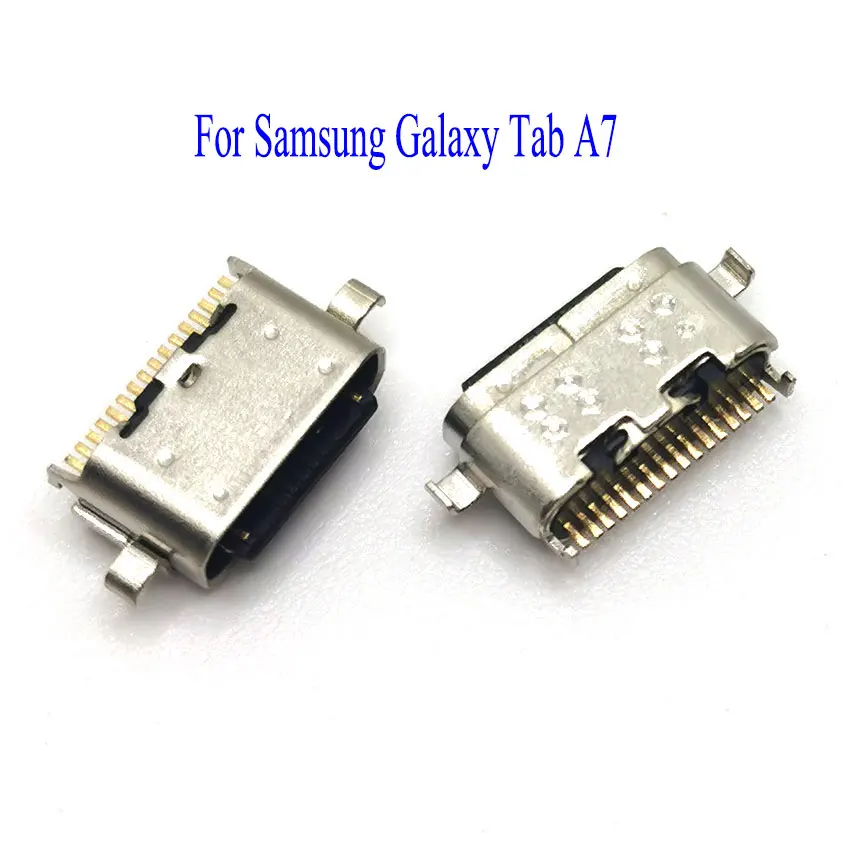 Piezas de reparación para Samsung Galaxy Tab A7 10,4 (2020) T500 T505 tipo C, puerto de carga con conector Usb, 1-10 Uds.