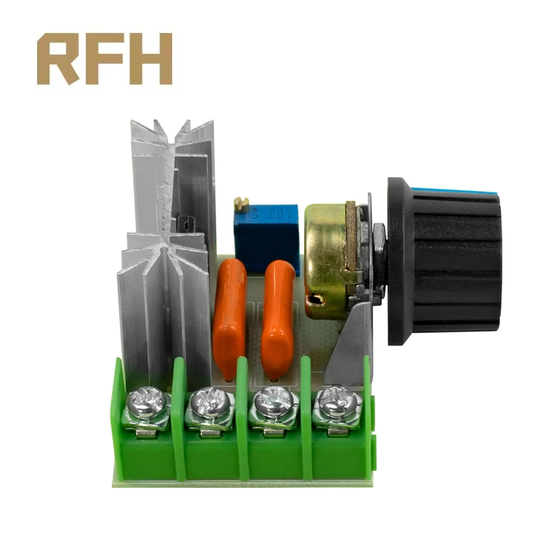 Atenuación electrónica del control de velocidad del módulo regulador de voltaje SCR de 2000W 220V - imagen 4