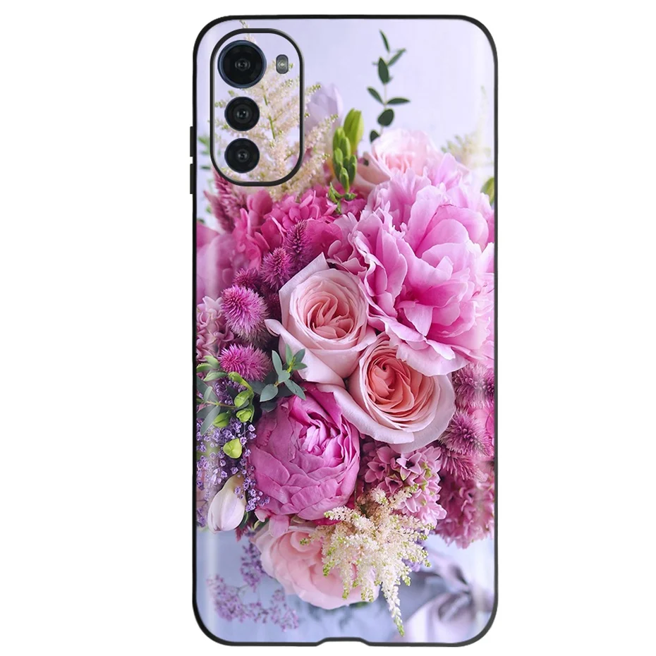 Funda de silicona negra para Motorola Moto E32, Funda trasera de TPU suave y bonita para Motorola Moto E32S, Funda MotoE32 32S 4G 2022 - imagen 4