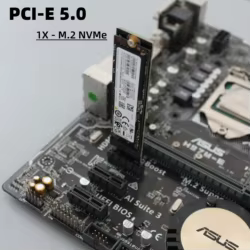 ADT-Link Adaptador PCIe 5.0 a M.2 NVMe SSD Expansión Almacenamiento