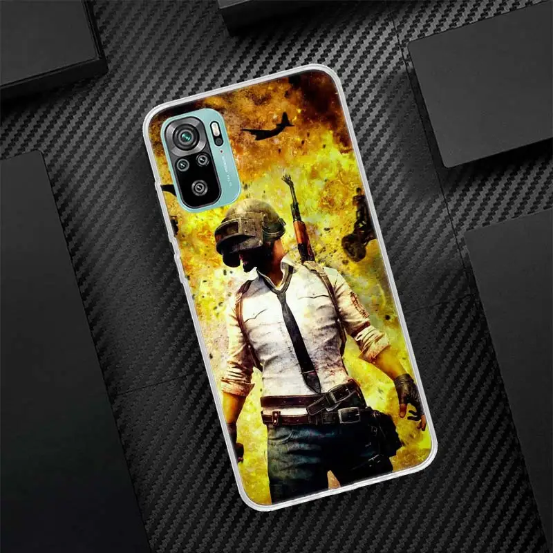 PUBG ganador pollo cena silicona llamada teléfono caso para Xiaomi Redmi 12 12C 13 13C 14C 10 10A 10C 9 9A 9C 9T 8 8A 7 7A 6 6A K70 K - imagen 3