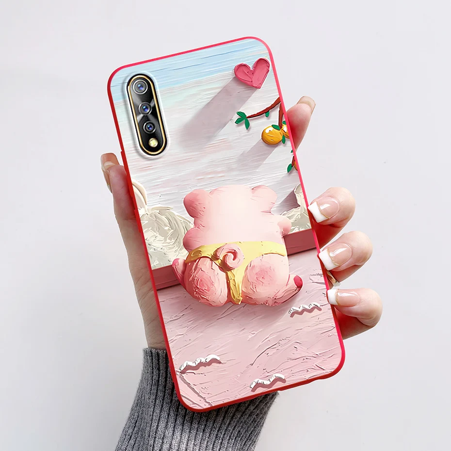Funda de teléfono para vivo S1 1907 V1913A, carcasa bonita de conejo y Panda a prueba de golpes, parachoques para Vivo V17 Neo, Z5 IQ00 855 - imagen 5