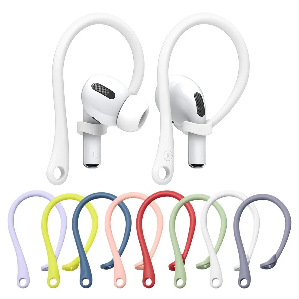 Gancho de silicona para auriculares Bluetooth para Airpods 1/2 Pro, Clip de bucle, gancho para la oreja, accesorios de repuesto para auriculares - imagen 3