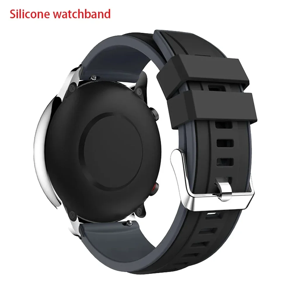 Correa de silicona de 20mm y 22mm para Amazfit Balance 2/GTR 47mm/GTR 4 3 Pro/Bip 6, pulsera deportiva para Amazfit GTS 4 3 2e 2 Mini correas de reloj - imagen 5