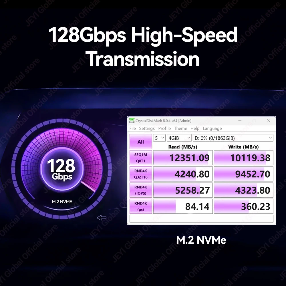JEYI Adaptador M.2 NVMe a PCIe con Disipador de Aluminio - imagen 3