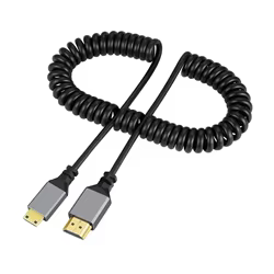 Cable adaptador Mini HDMI macho para portátil y proyector 4K