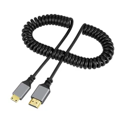 Cable adaptador Mini HDMI macho para portátil y proyector 4K