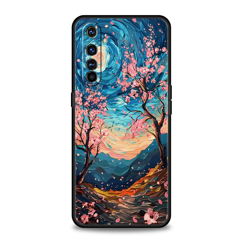 Van Gogh girasoles la noche estrellada para Realme GT Neo 2 3 3T 5 funda para Realme 12 11 5G 10 9 8 5G 7 6 GT5 GT3 Pro C25 C35 - imagen 4