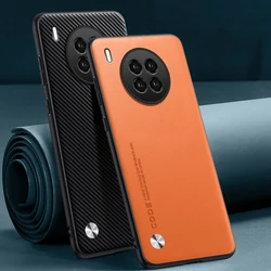 Funda Cuero PU Honor 50 Lite – Silicone Mate Protección Cámara