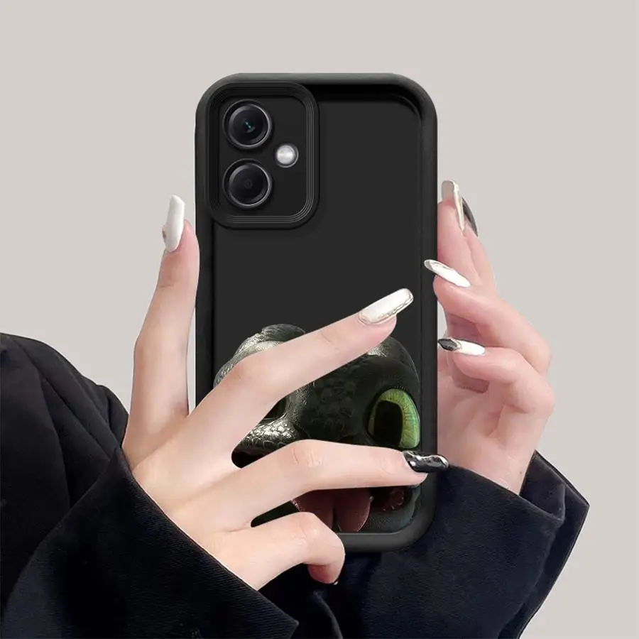 Funda de dragón lindo de dibujos animados para Xiaomi Mi 11T Pro 11 Lite TPU suave - imagen 2