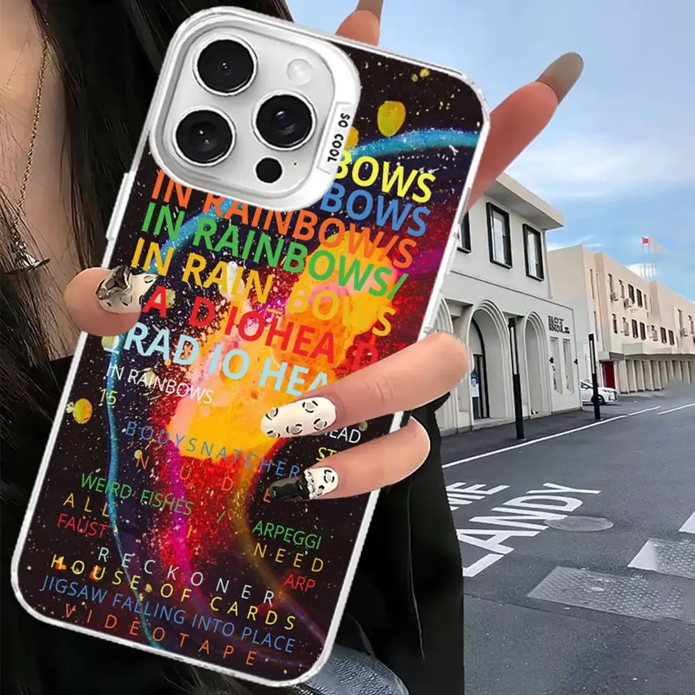 Funda de teléfono Radiohead con diseño de moda para iPhone 17 16 15 14 13 12 11 Pro MAX mate a prueba de golpes trasera anticaída cubierta mate - imagen 2