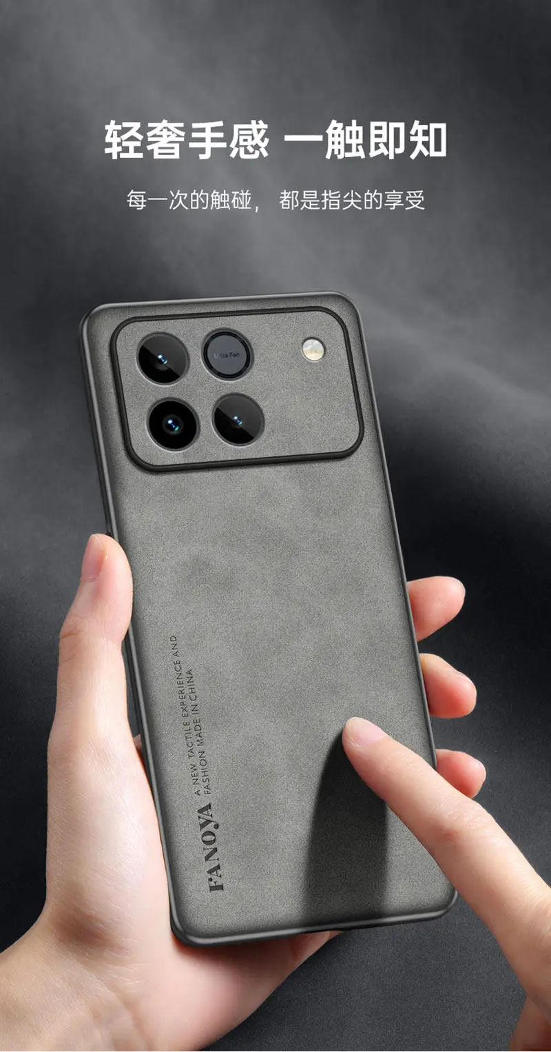 Funda de teléfono de piel de oveja de cuero PU liso para Honor Win RT, funda protectora dura mate a prueba de golpes - imagen 3