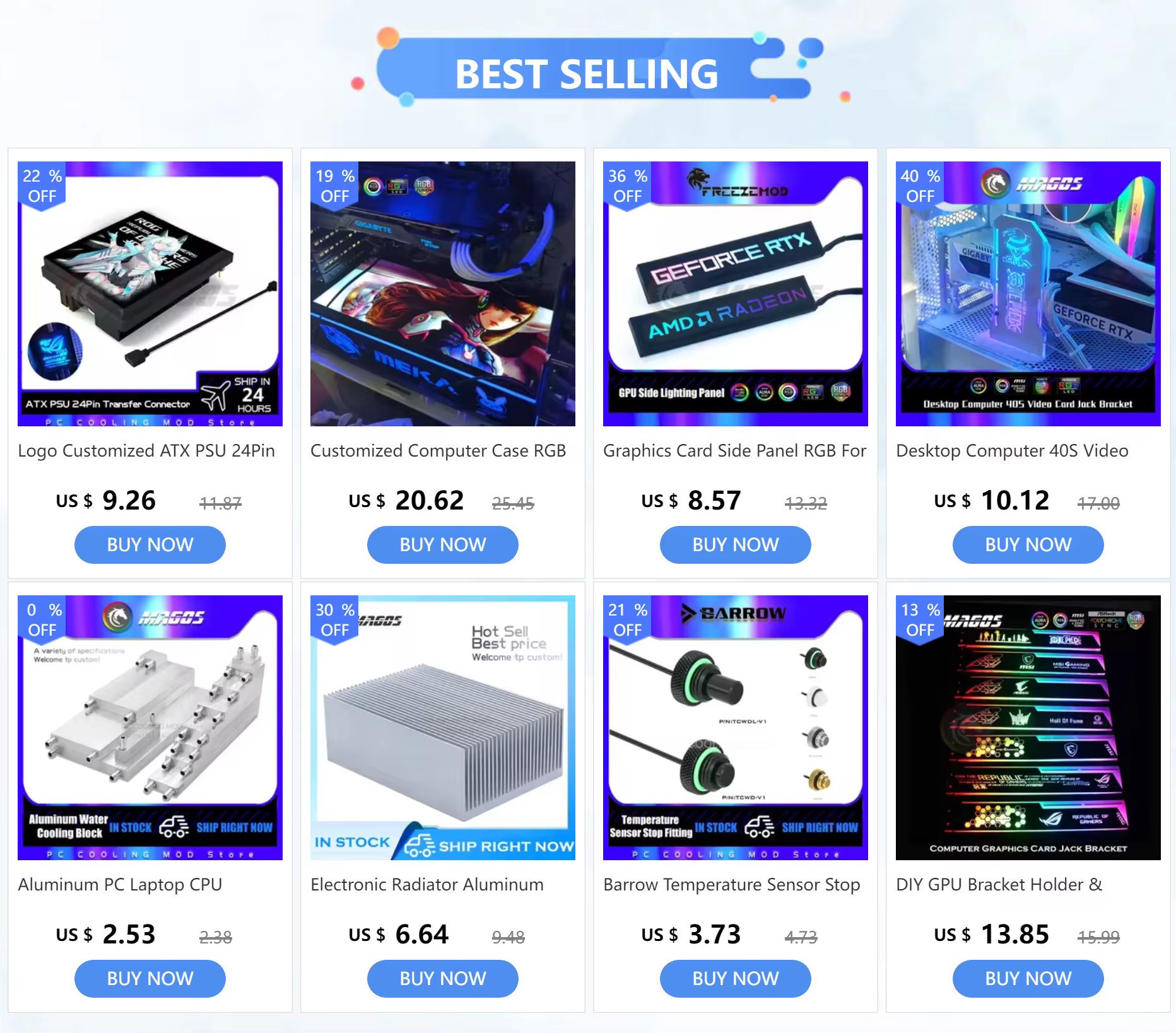 AURA RGB splitter - Vista principal 12V/5V header