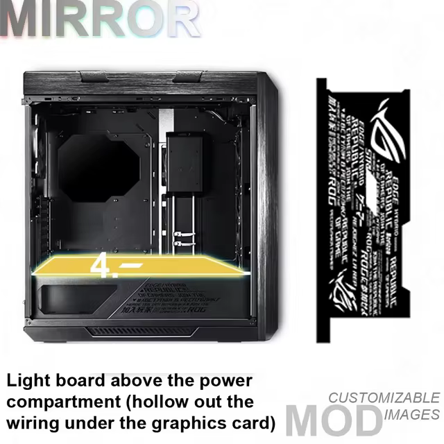 ASUS ROG Strix Helios Panel ARGB Reflectante - imagen 4