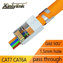 Conector RJ45 CAT7 10Gbps – Conexión Ethernet Rápida