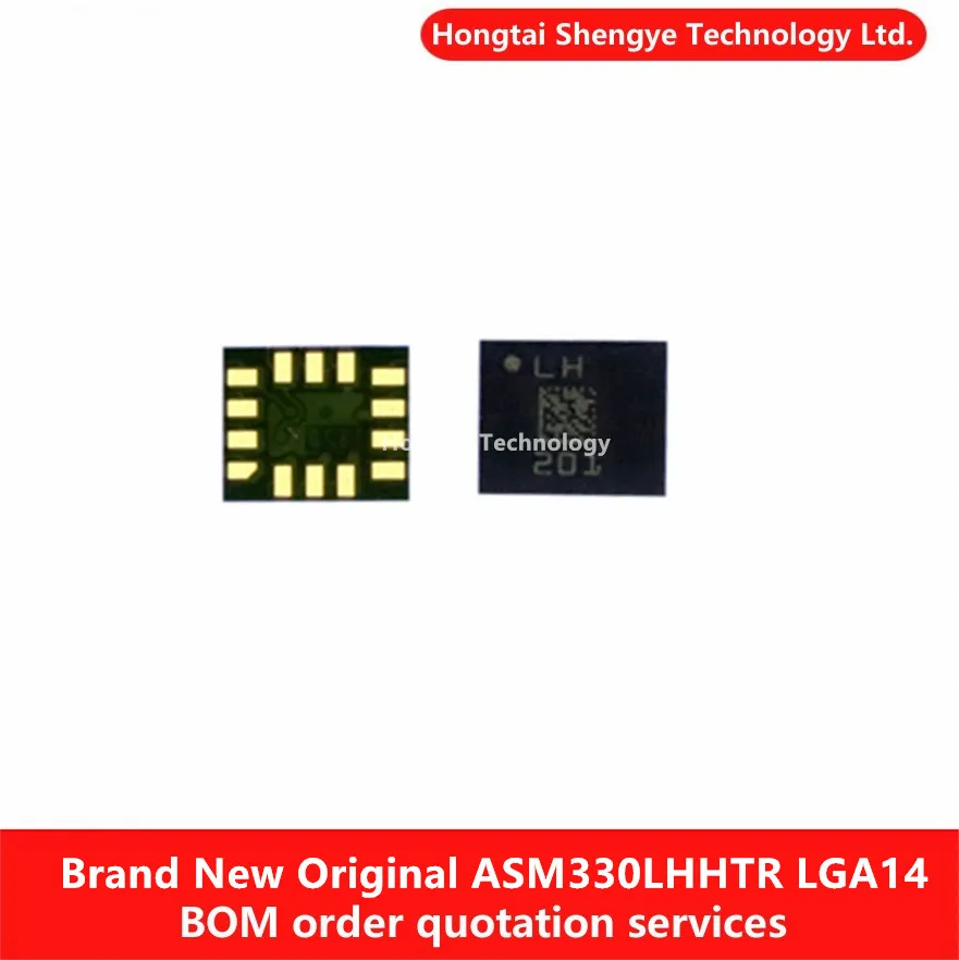 Nuevo original ASM330LHHTR LGA14 acelerómetro de sensor inercial automotriz de 6 ejes + giroscopio 3D