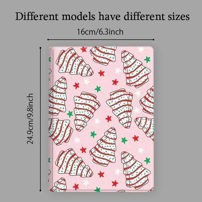 Árbol de Navidad de dibujos animados para Huawei Honor Pad 9 8 7 6 V9 V8 V7 X9 X8 X7 GT2 GT 10 5 13,3 13 10,1 Pro pulgadas funda para tableta - imagen 2