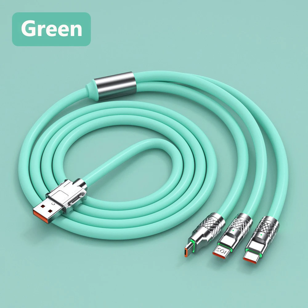 Green 3 in 1 Cable