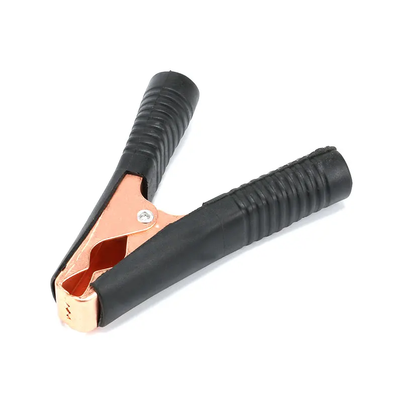 Abrazaderas de batería de coche 100A, pinzas de cocodrilo, conexión eléctrica roja y negra, terminales de batería, prueba de cable, enchufe de alimentación de 90x75mm - imagen 5