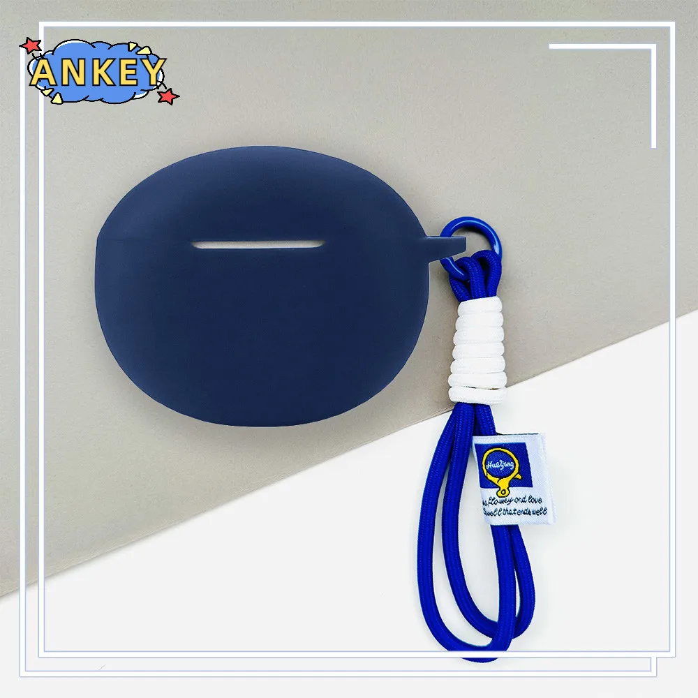 Funda para OnePlus Nord Buds 3, cordón protector de nailon, carcasa suave, carcasa lavable, funda antipolvo, accesorios de correa de cuerda de mano - imagen 4