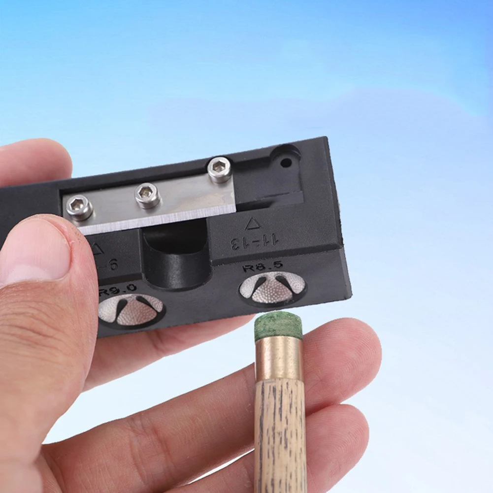 Herramienta de punta de taco de billar multifuncional 9 en 1, herramienta de reparación de Taco de billar, pulidor de arco, herramienta de reparación de varilla - imagen 2