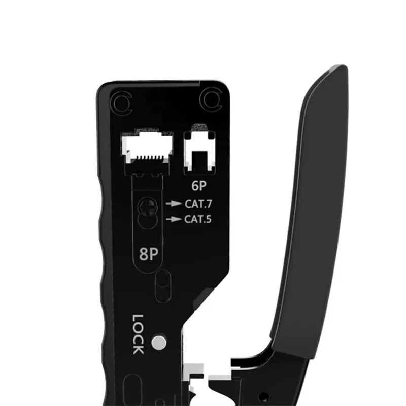 Herramienta de engarzado RJ45 de alta calidad, alicates de engarzado de conector 6P 8P RJ 45 para Cable de red Cat5e Cat6 Cat7, multifunción - imagen 4