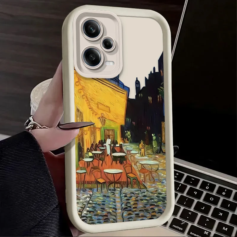 Caja de aceite de paisaje artístico Van Gogh para Xiaomi Redmi Note 13 14 12 11 Pro Plus 5G 14S 12S 11S 10S 10 9 Redmi 14C 13C 12C 12 4G - imagen 4