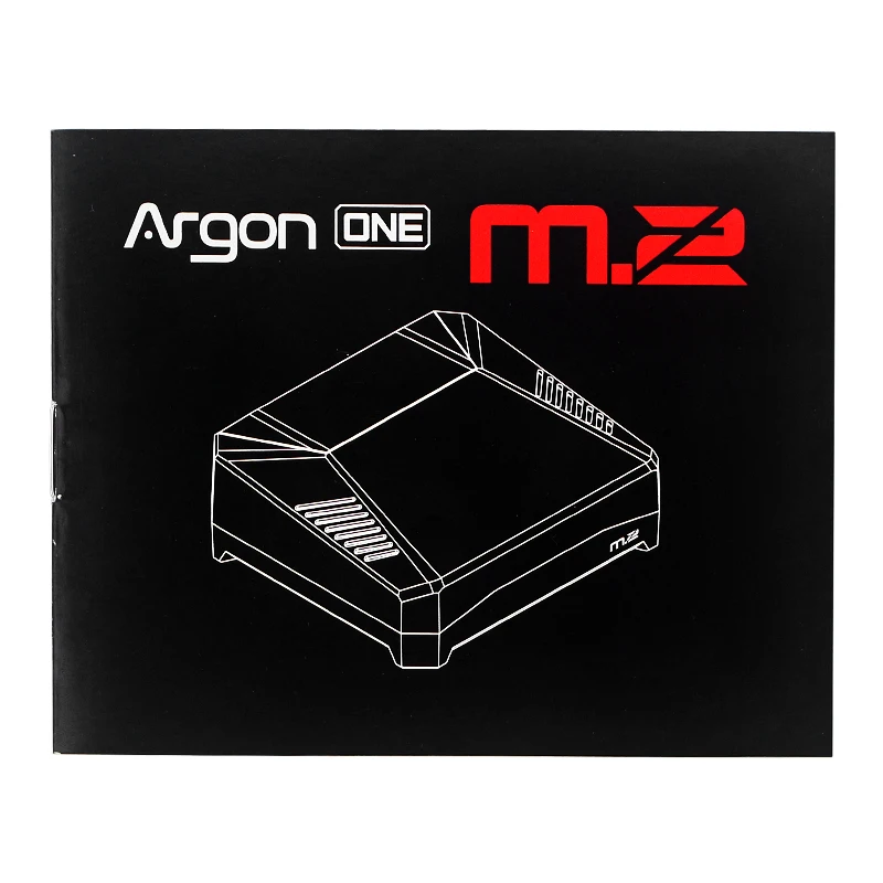Argon ONE M.2 carcasa de aluminio USB 3,0 a M.2 SATA NVMe SSD adaptador ventilador de refrigeración incorporado para Raspberry Pi 4B - imagen 4
