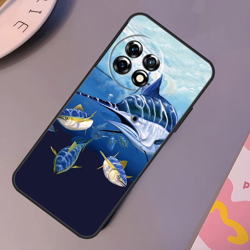 Funda de pintura Marlin azul para OnePlus Nord 5 CE 4 3 2 Lite N30 OnePlus 11 12 13 15 12R 13R 10T 13T 9 10 Pro - imagen 4