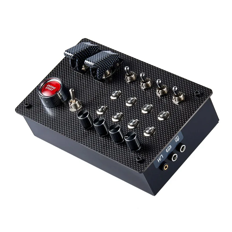 ZQSR PC USB simulador de carreras caja de Control Central caja de botones de Control multifuncional para Fanatec Thrustmaster para Logitech MOZA - imagen 4