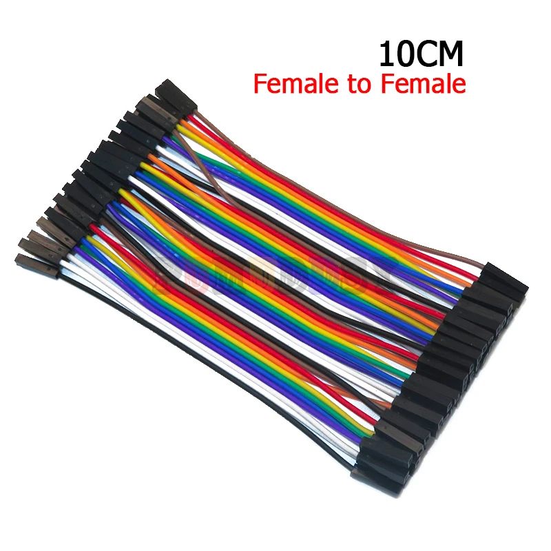 Dupont Line-Cable de puente para Arduino, 40 ~ 120 piezas, 40 Pines, 10CM, macho a macho + macho a hembra y hembra a hembra - imagen 4