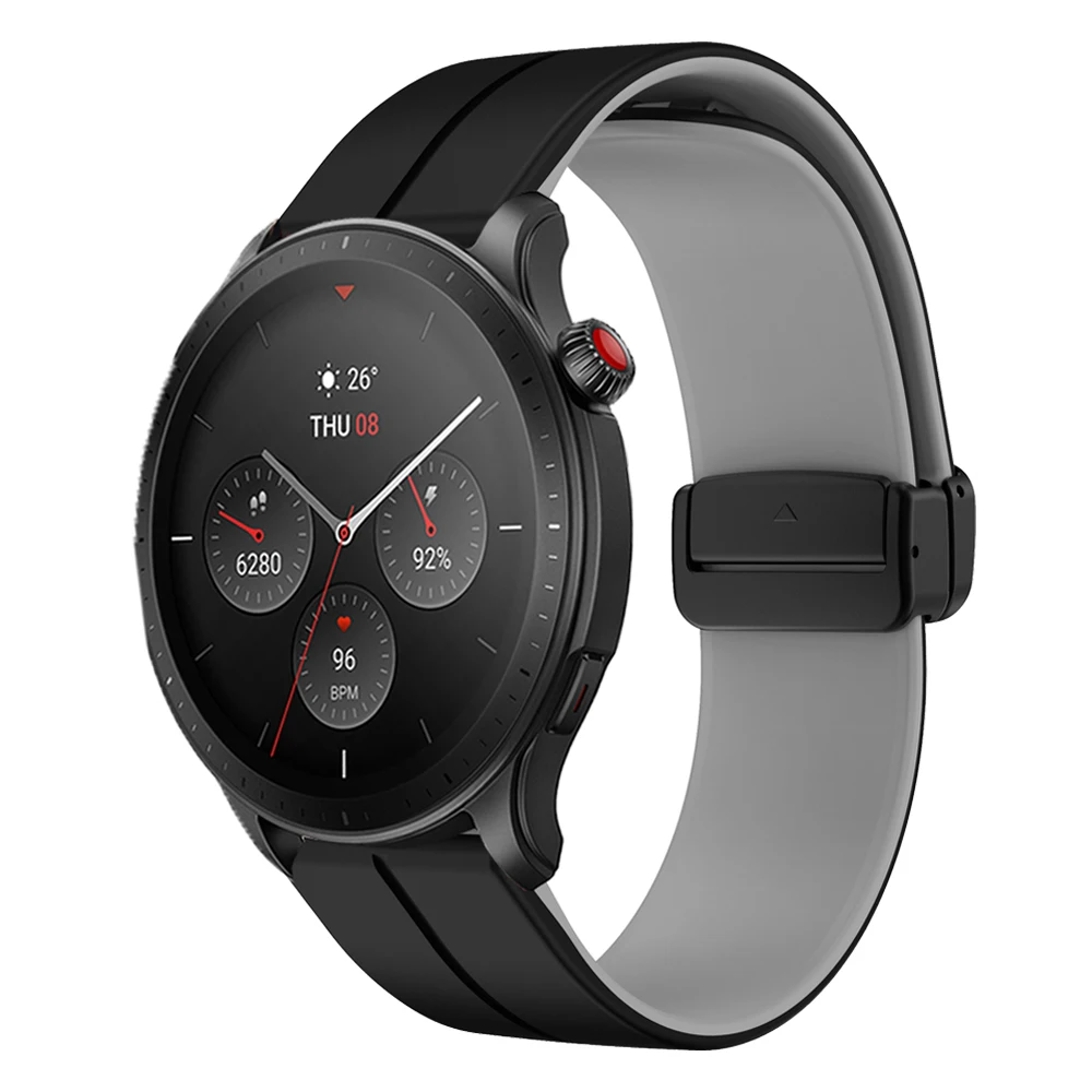 Pulsera de silicona de 22mm para Huami Amazfit GTR 4/3/3 Pro GTR2, correa de reloj para Amazfit GTR3/GTR4/2e Pace Stratos 3 2s GTR 47mm - imagen 2