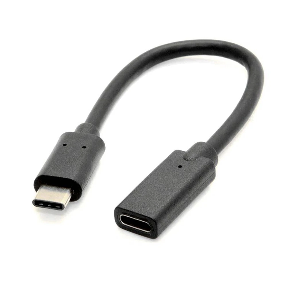 Cable de carga de datos USB C, cable de extensión USB C tipo C de 1M, adaptador de carga de datos USB 3,1 macho y hembra adecuado para MacBook Pro - imagen 2