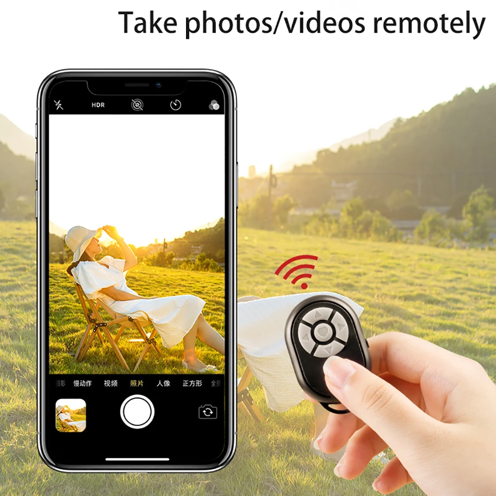 Control remoto Bluetooth para iPhone, Xiaomi, Android, iOS, teléfonos, palo de Selfie, obturador inalámbrico, controlador de cámara de teléfono portátil - imagen 4