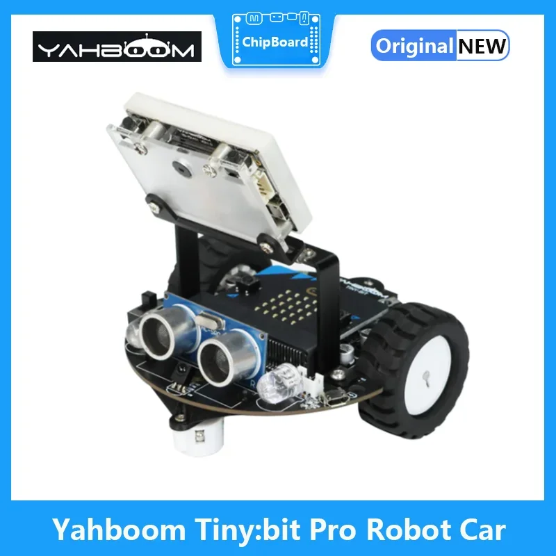 Tiny:Bit Pro AI Robot Visual programación de coche módulo K210 para reconocimiento Visual AI Kit de conducción autónoma Yahboom