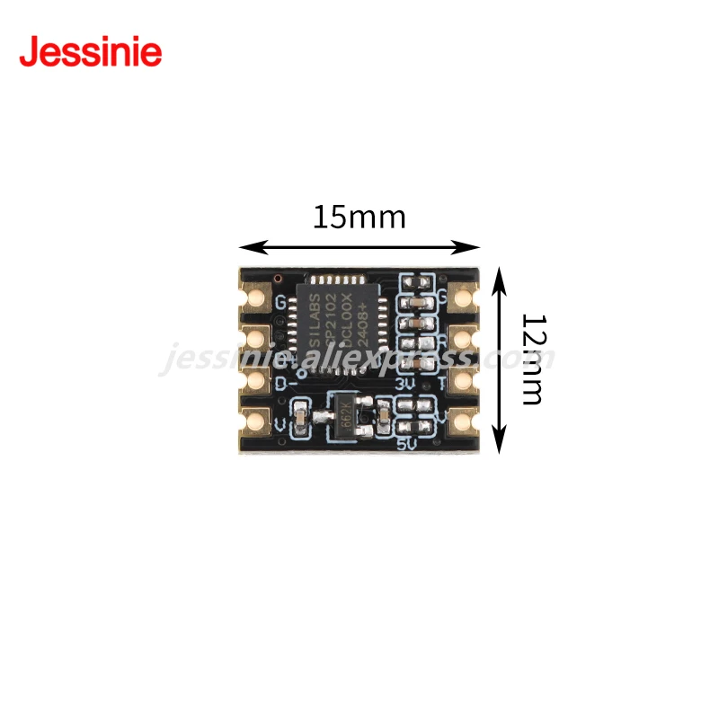 10 uds/1 unidad ZY-CP2102 ZY-CH340E USB a TTL módulo UART serie 3,3 V 5V CP2102 CH340E - imagen 2