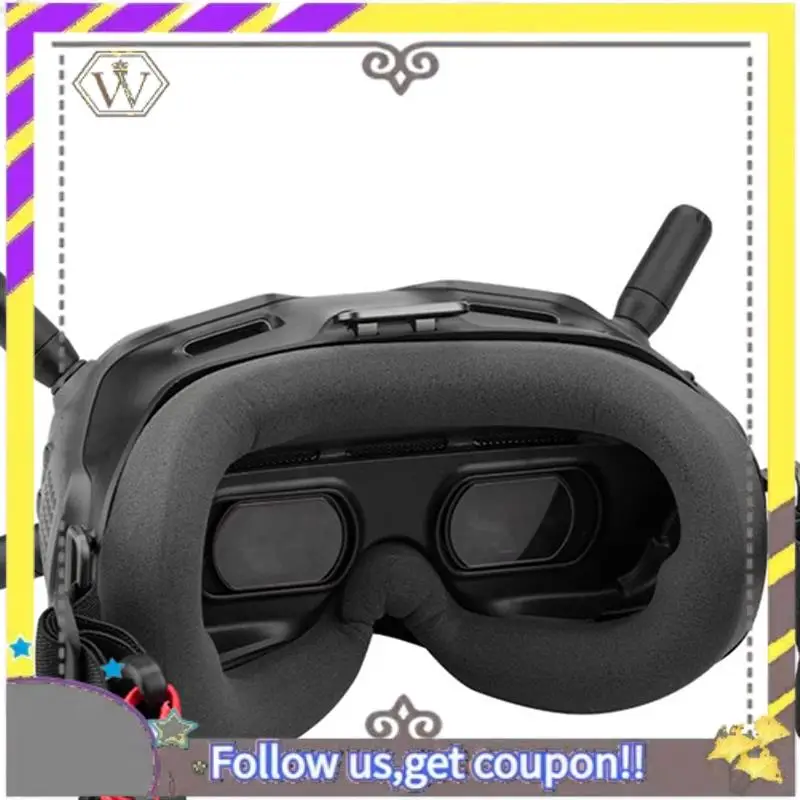 Nuevas gafas voladoras V2, cojín para máscara, esponja cruzada para ocular, cubierta protectora antideslizante, piezas de repuesto, accesorios - imagen 5
