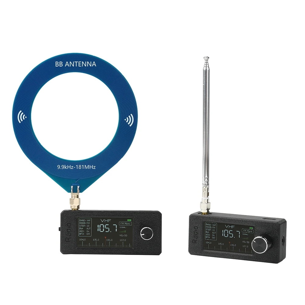 Versión V3 ATS Mini Case SI4732 0,5-108MHz bolsillo SSB Mini Radio de onda corta LSB USB AM FM receptor de Radio de todas las bandas - imagen 5