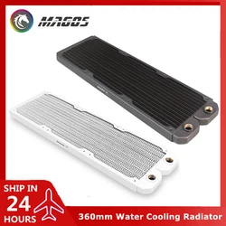 Radiador de refrigeración líquida 360 mm de cobre, 20 mm y 14 FPI