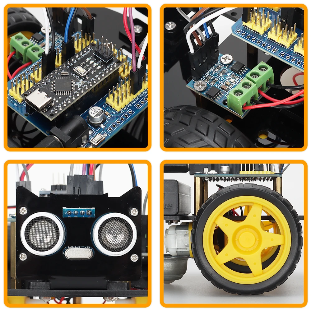 TSCINBUNY-Kit de Robot de arranque inteligente para programación Arduino, aprendizaje y desarrollo de habilidades, Kit completo, Kit robótico educativo - imagen 5