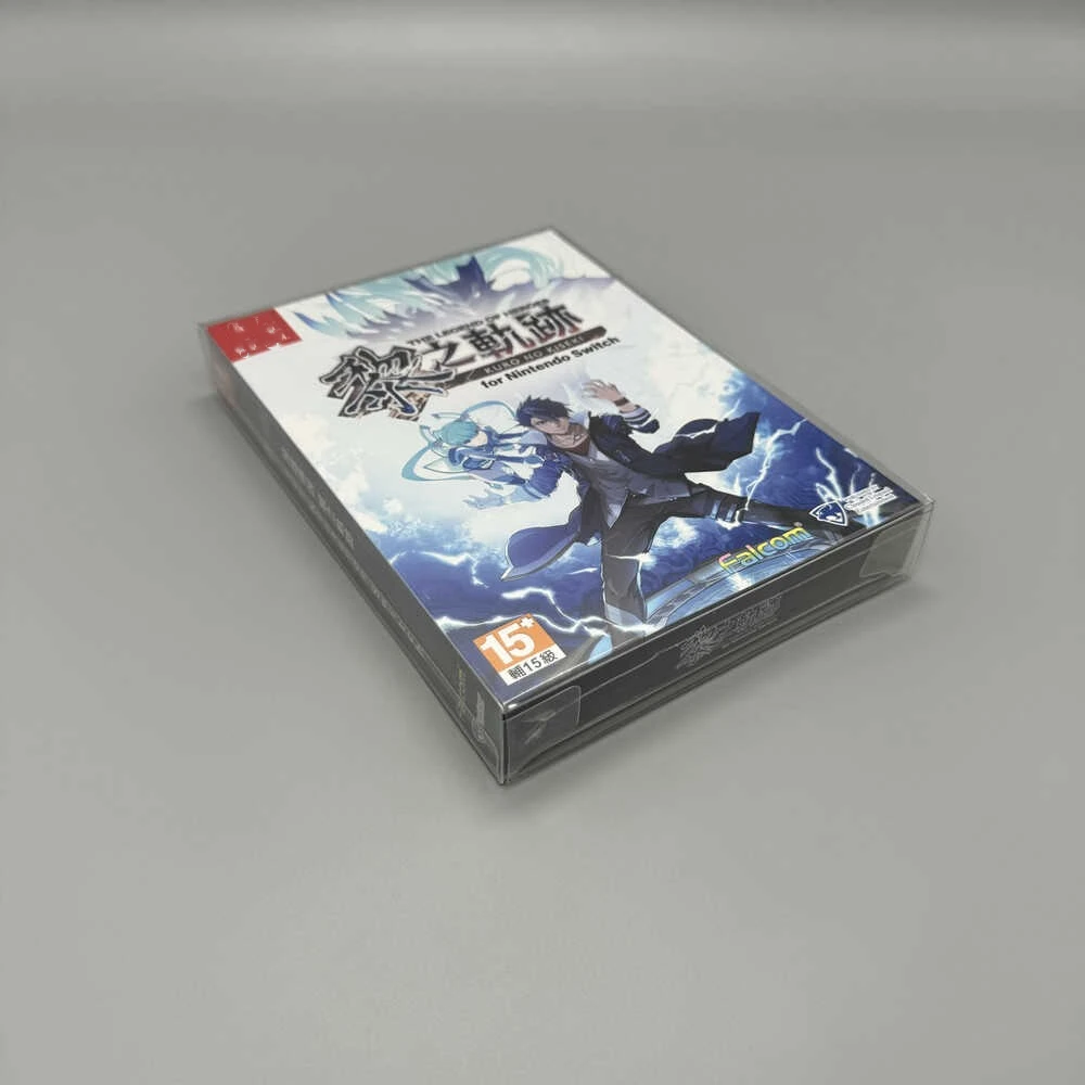 Protector de caja transparente para la leyenda de los héroes: Kuro no Kiseki/NS, cajas de colección, almacenamiento TEP, carcasa de juego, estuche de exposición transparente - imagen 2
