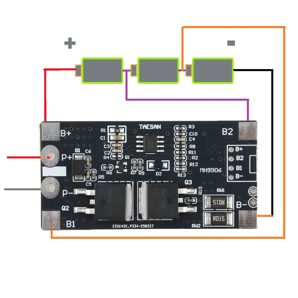 BMS 3S 12,6 V 7A 18650 Placa de protección de batería de litio cortocircuito/sobcarga/módulo de protección contra sobrecarga/sobrecorriente - imagen 5