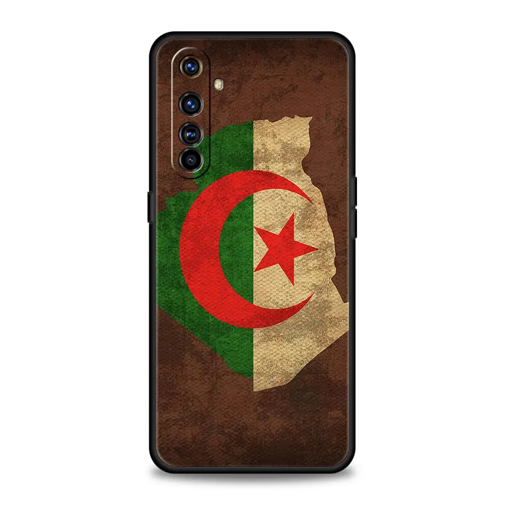 Para Realme GT Neo 2 3 3T 5 funda de teléfono para Realme 12 11 5G 10 9 8 5G 7 6 GT5 GT3 GT2 Pro Plus C21 C11 C25 C35 funda bandera de Argelia - imagen 3