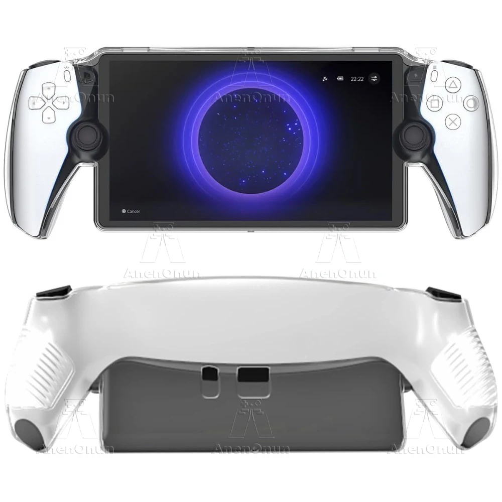 PS Portal-funda protectora transparente de TPU, a prueba de golpes, antiarañazos, antideslizante, semienvoltura, carcasa suave de cristal Ultra transparente