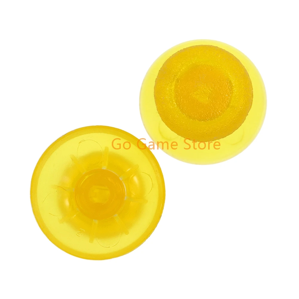 100 Uds para Playstation 4 PS4 reemplazo colorido transparente 3D Rocker Joystick Shell tapas de setas - imagen 2