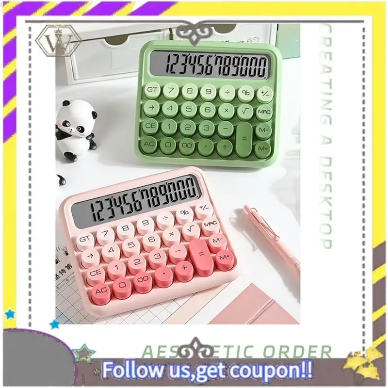 Nueva calculadora bonita de escritorio de 12 dígitos, diseño de interruptor mecánico, calculadora de botón grande con pantalla LCD grande - imagen 5