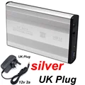 silver UK Plug