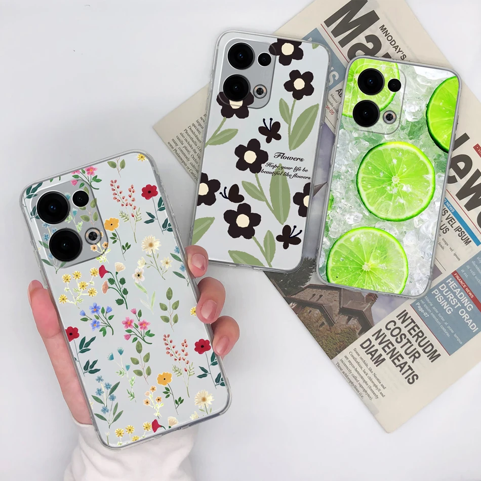 Para Oppo Reno 13 Pro funda creativa transparente suave contraportada para Oppo Reno13 Pro 13Pro 5G TPU delgada silicona anticaída fundas de teléfono - imagen 3